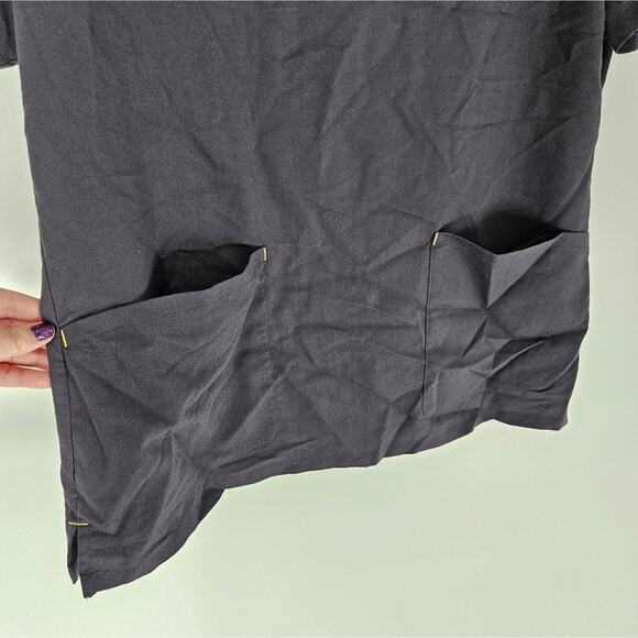 Figs Grey Short Sleeve Straight Leg Scrub Set L - Picture 4 of 15